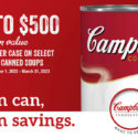 Up to $500 in value. Open can, open savings.