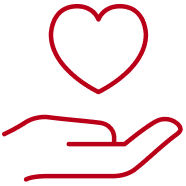 icon Hand over Heart