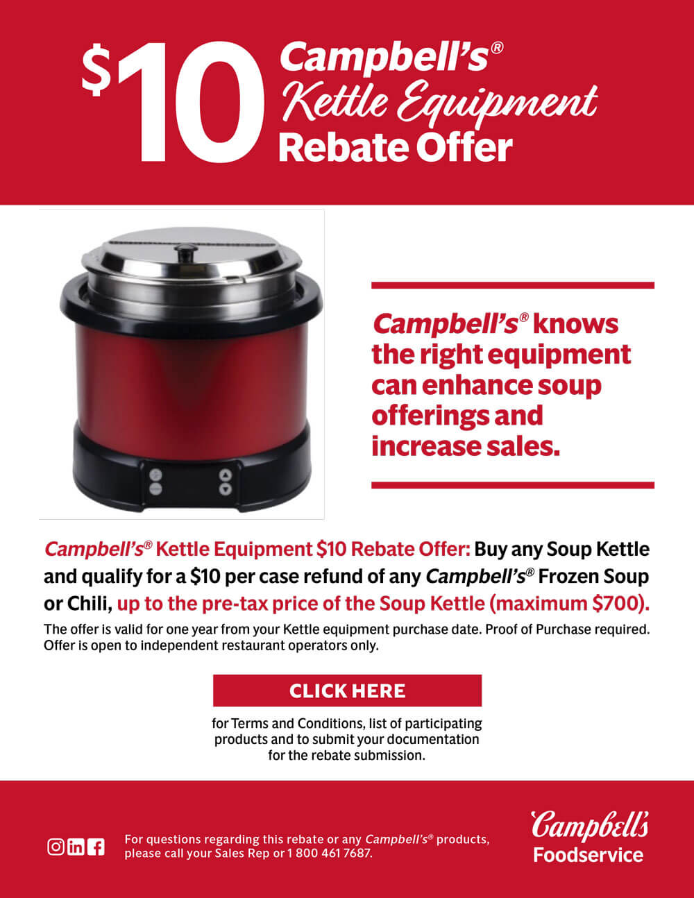 Campbell‘s Kettle Rebate